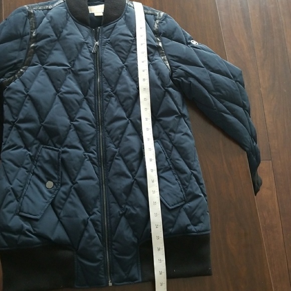 𝅺NEW! MICHAEL KORS Diamond Quilted Bomber Jacket Coat. - Picture 7 of 8